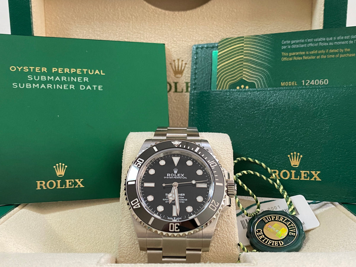 Rolex Submariner No Date - 2024 - Black Dial - 124060 *COMPLETE SET*