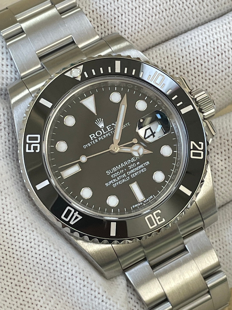 Rolex Steel Submariner Date - 2010 - G Serial - Black Dial - 116610LN