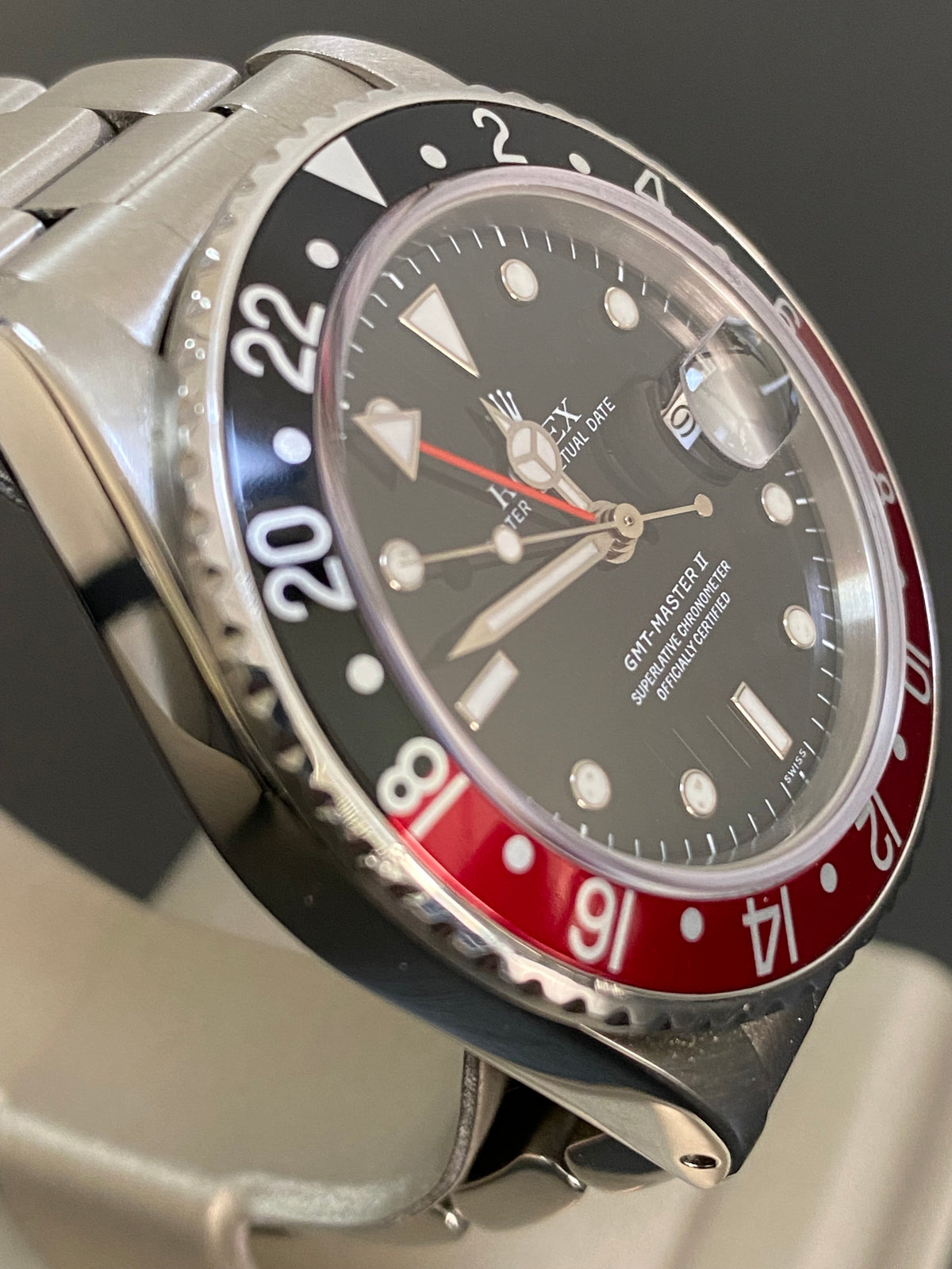 Rolex Steel GMT-Master II - "Coke" Pre Ceramic Bezel - "Fat Lady" - Oyster Bracelet - 16760