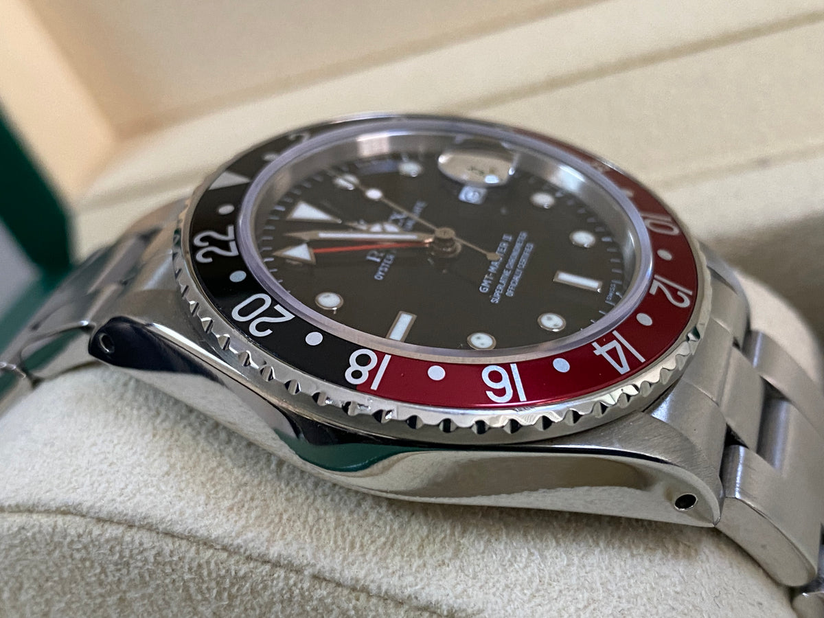 Rolex Steel GMT-Master II - "Coke" Pre Ceramic Bezel - "Fat Lady" - Oyster Bracelet - 16760