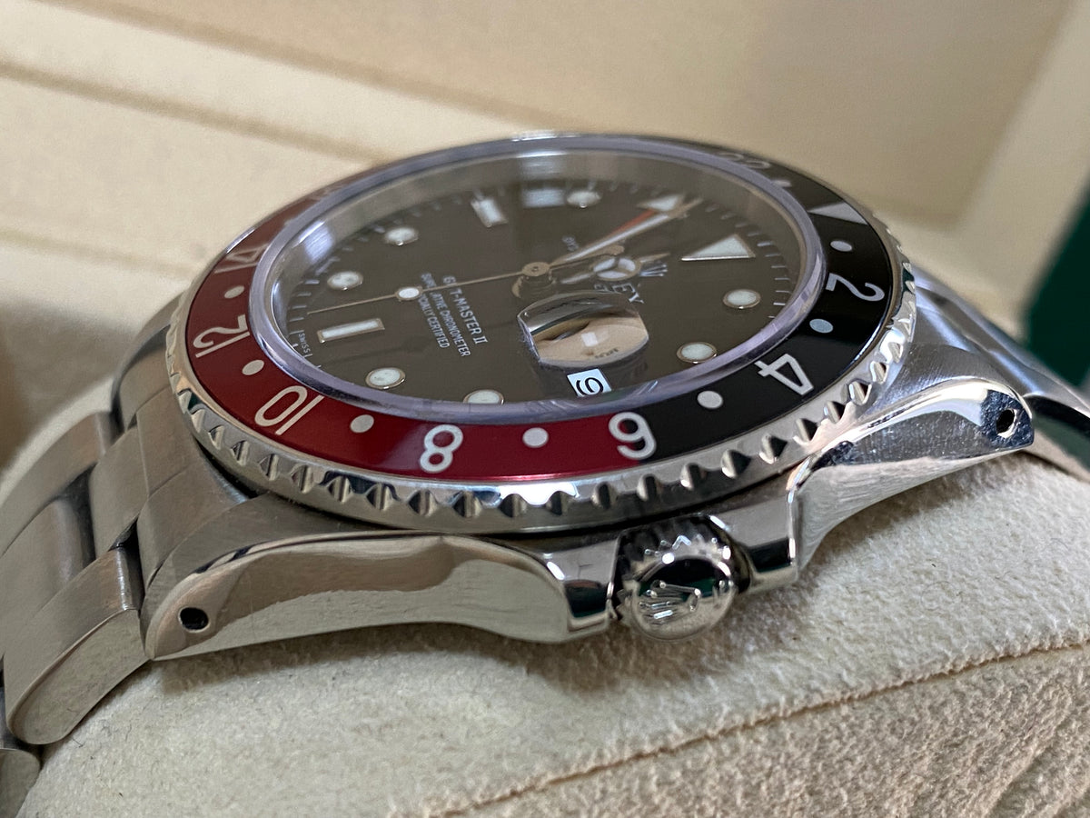 Rolex Steel GMT-Master II - "Coke" Pre Ceramic Bezel - "Fat Lady" - Oyster Bracelet - 16760