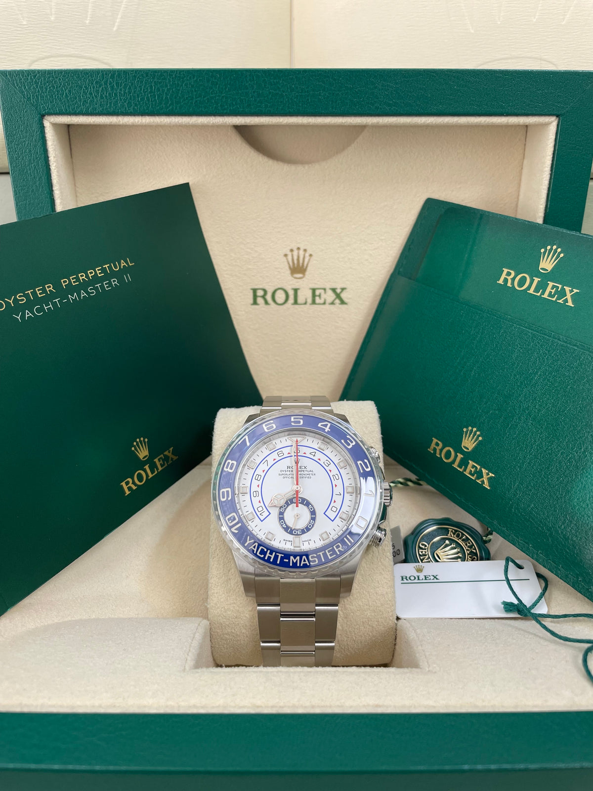 Rolex Steel Yacht-Master II - 2023 - White Dial - 116680