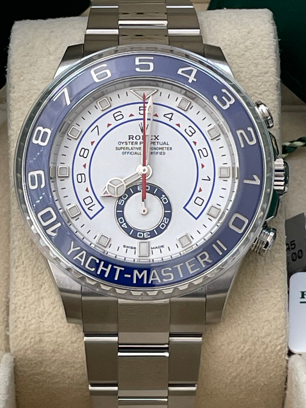 Rolex Steel Yacht-Master II - 2023 - White Dial - 116680