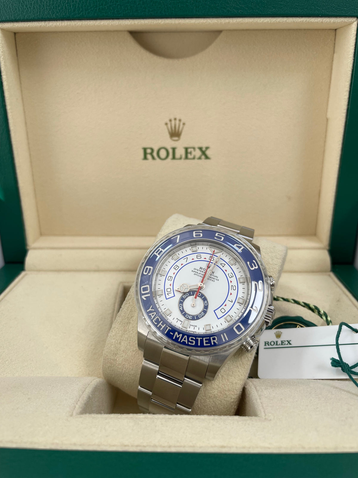 Rolex Steel Yacht-Master II - 2023 - White Dial - 116680