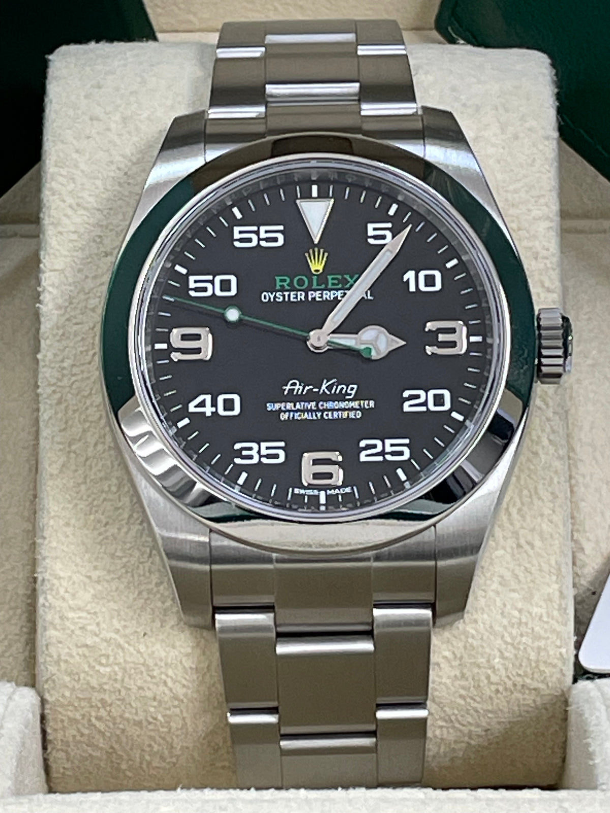 Rolex Air King Oystersteel - 2022 - Black Dial - 116900