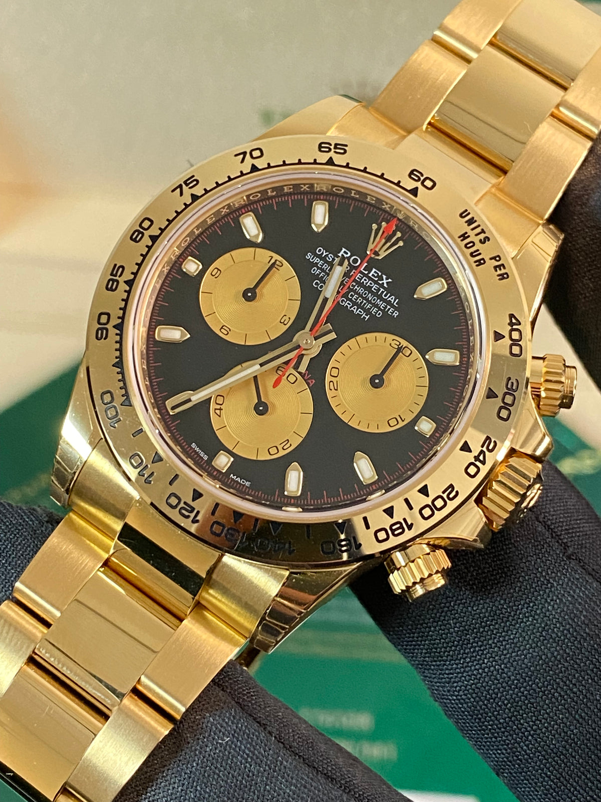 Rolex Yellow Gold Cosmograph Daytona -  2022 - "Paul Newman" Dial - 116508 *FULL SET*