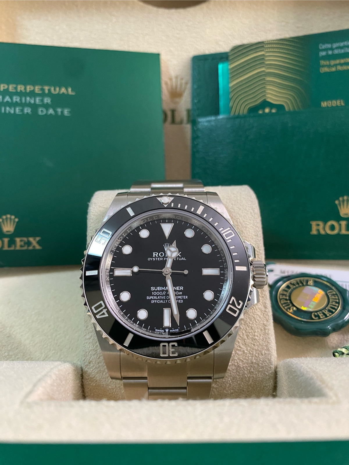 Rolex Steel Submariner No Date - 2024  - 124060 *FULL SET*