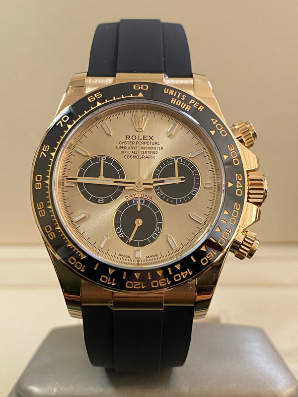 Rolex Yellow Gold Cosmograph Daytona - 2025 - YML "Pikachu" - Black Oysterflex Strap - 126518LN *FULL SET*