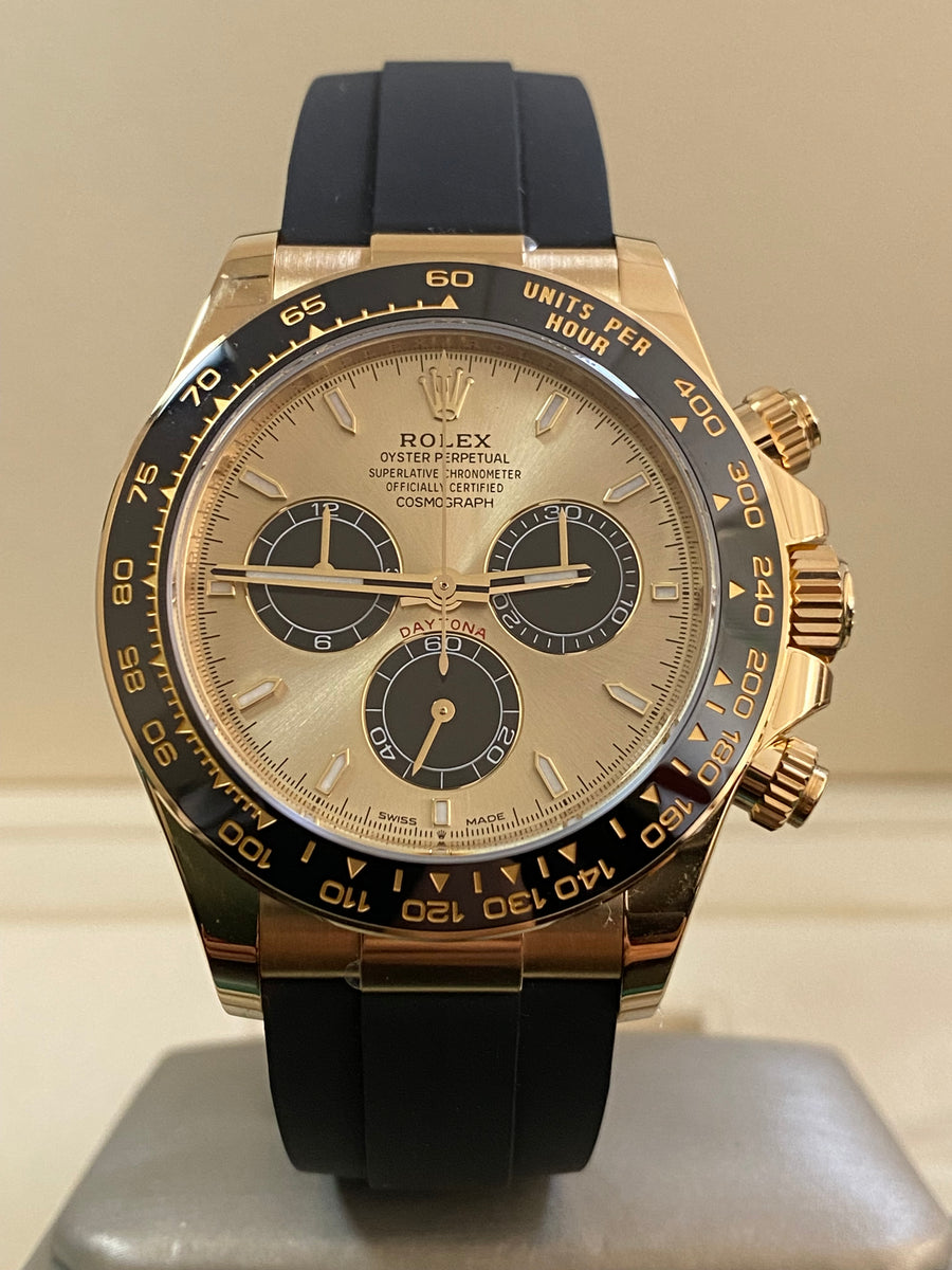 Rolex Yellow Gold Cosmograph Daytona - 2025 - YML "Pikachu" - Black Oysterflex Strap - 126518LN *FULL SET*