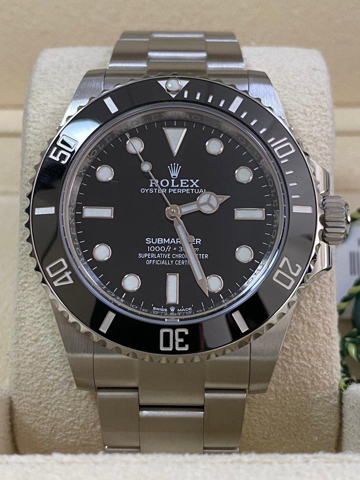 Rolex Steel Submariner No Date - 2023 - Black Dial - 124060 *COMPLETE SET*