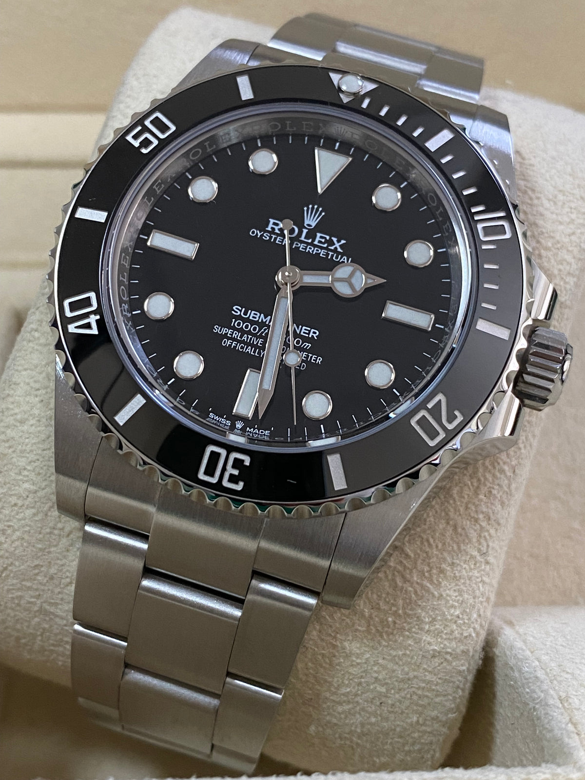 Rolex Steel Submariner No Date - 2023 - Black Dial - 124060 *COMPLETE SET*