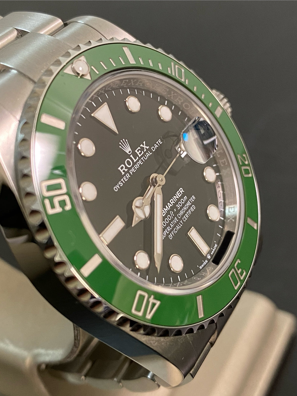 Rolex Steel Submariner Date - 2024 - "Kermit" MK II Bezel - Black Dial - 126610LV *FULL SET*