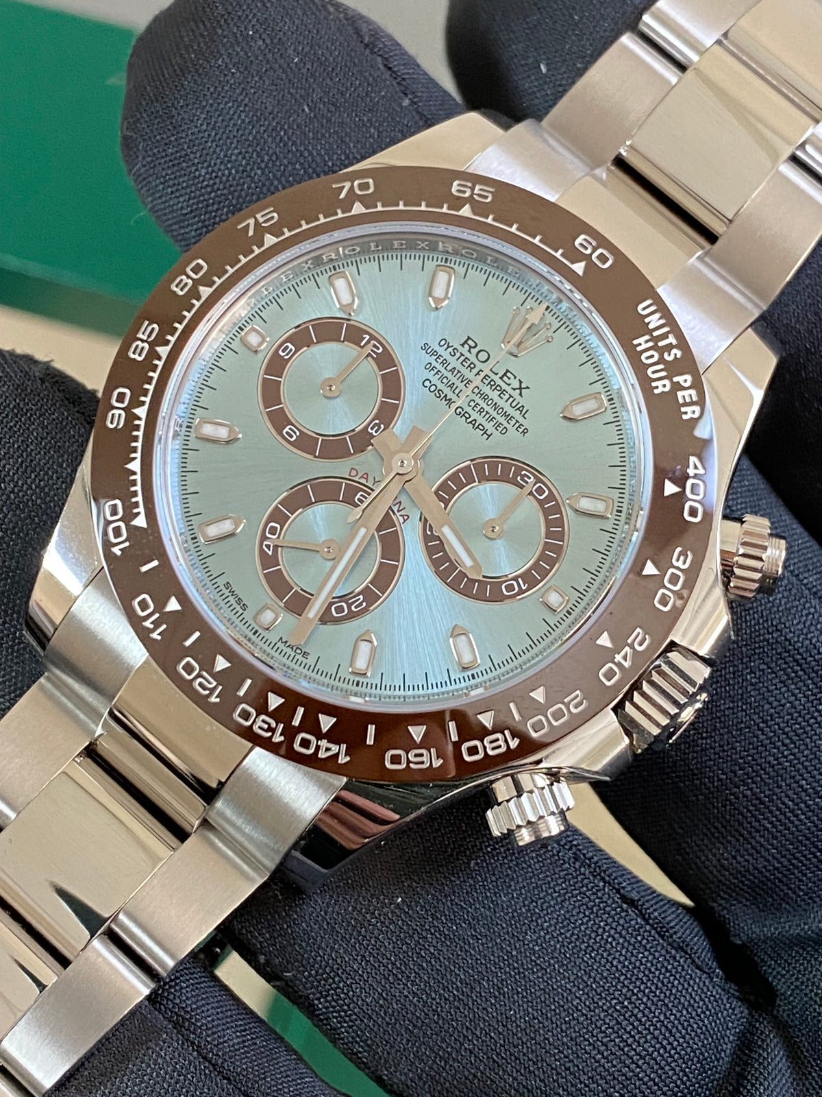 Rolex Platinum Cosmograph Daytona - 2023 - Ice Blue Dial - 116506