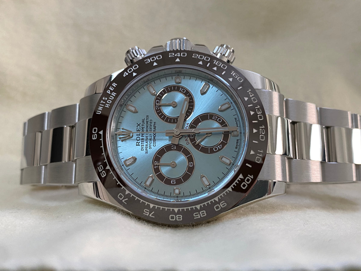 Rolex Platinum Cosmograph Daytona - 2023 - Ice Blue Dial - 116506