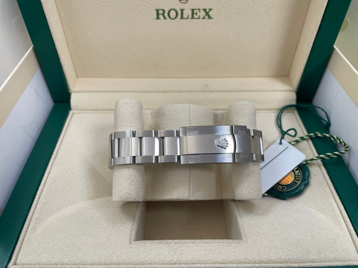 Rolex Steel and White Gold Rolesor Datejust 41 - 2023 - Fluted Bezel - Silver Index Dial - Oyster Bracelet - 126334