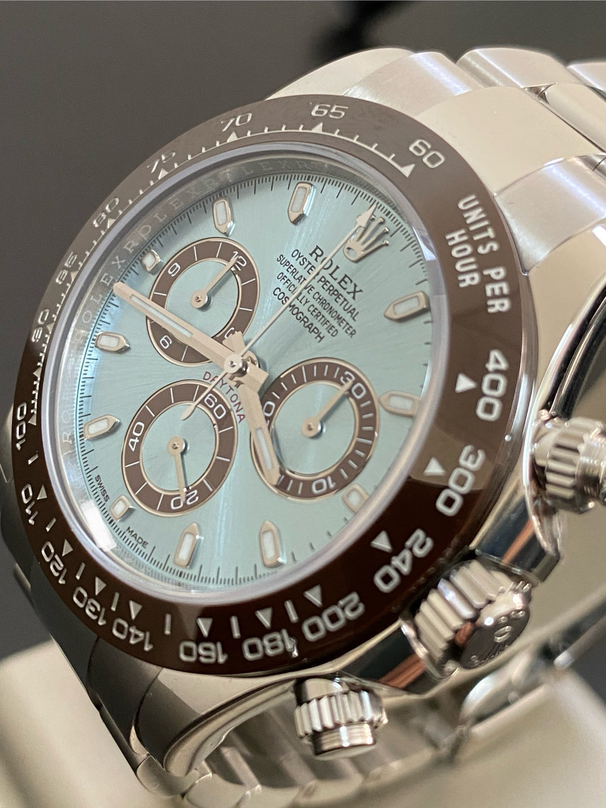 Rolex Platinum Cosmograph Daytona - 2023 - Ice Blue Dial - 116506