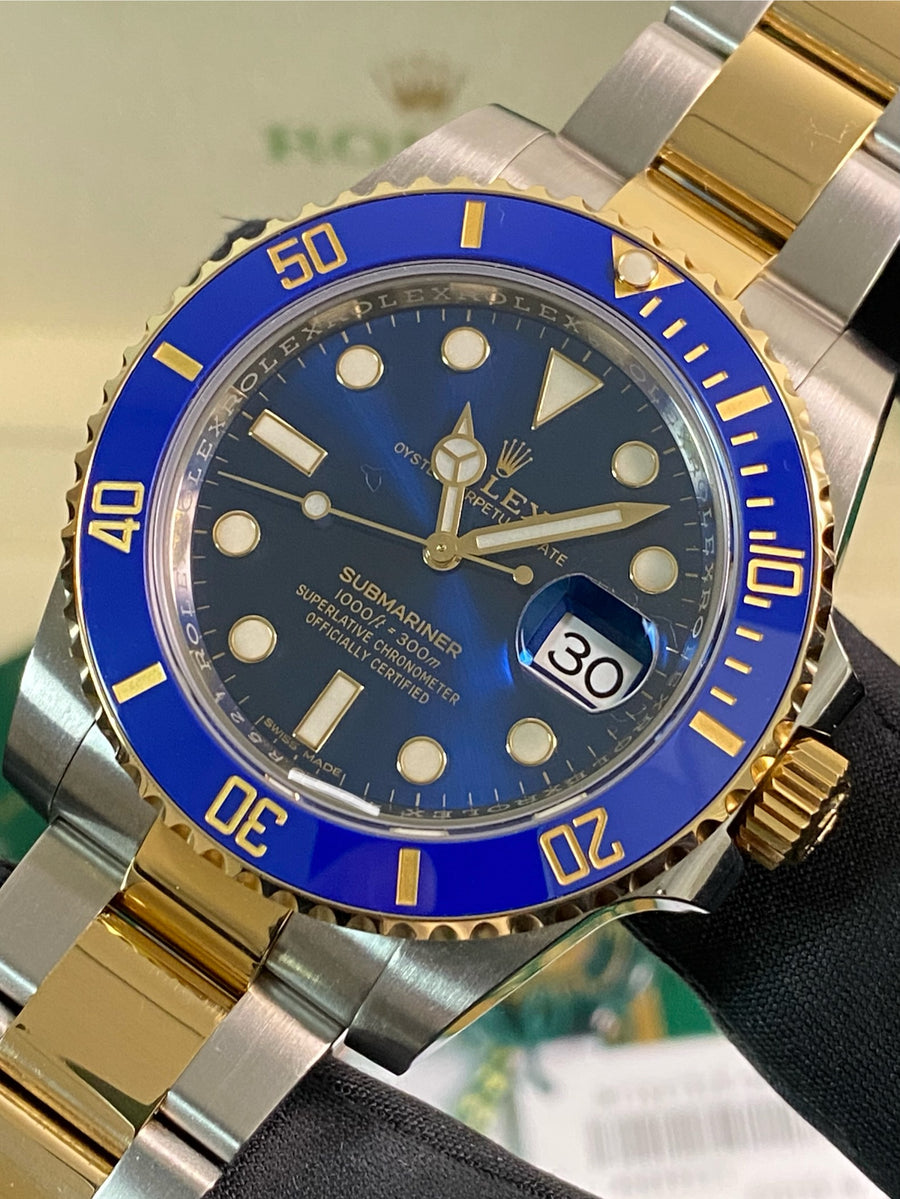 Rolex Steel and Yellow Gold Submariner Date - 2020 - "Bluesy" - 116613LB *FULL SET*