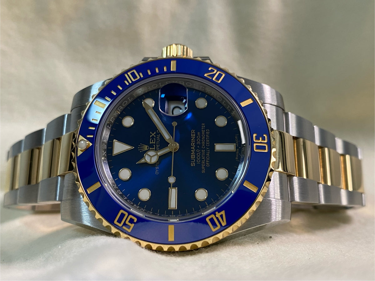 Rolex Steel and Yellow Gold Submariner Date - 2020 - "Bluesy" - 116613LB *FULL SET*