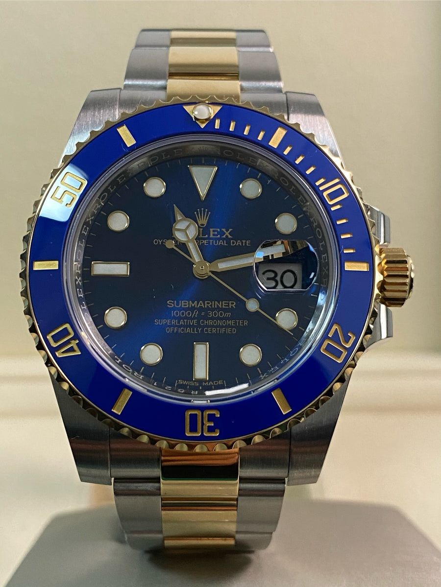 Rolex Steel and Yellow Gold Submariner Date - 2020 - "Bluesy" - 116613LB *FULL SET*