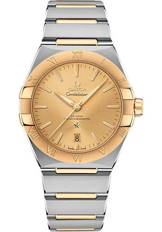 Omega Constellation OMEGA Co-Axial Master Chronometer - 39 mm Steel And Yellow Gold Case - Champagne Dial - 131.20.39.20.08.001