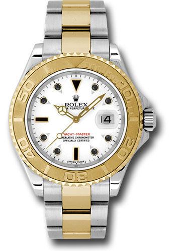 Rolex Steel and Yellow Gold Yacht-Master 40 - V Serial - White Dial - 16623