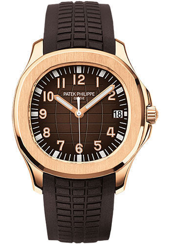 Patek Philippe Rose Gold Men's Aquanaut - 2022 - Brown Dial - New Buckle - 5167R *FULL SET*