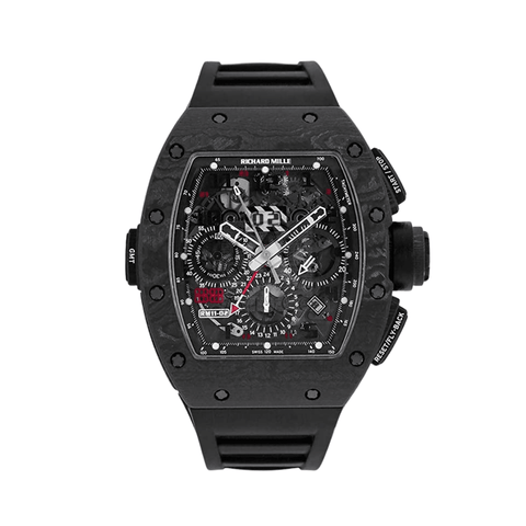 Richard Mille RM 11-02 Automatic Flyback Chronograph Dual Time Zone Jet Black