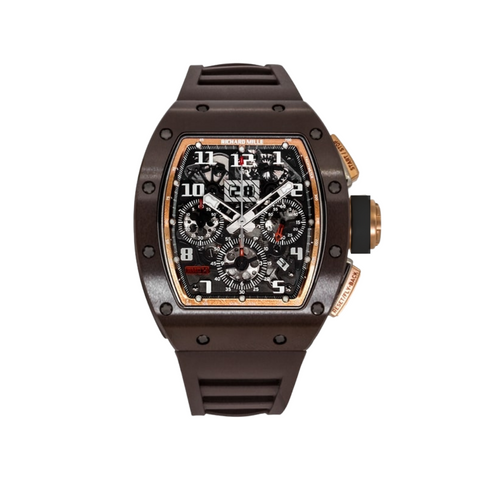 Richard Mille RM011 Brown Ceramic Rose Gold TZP Asia Edition