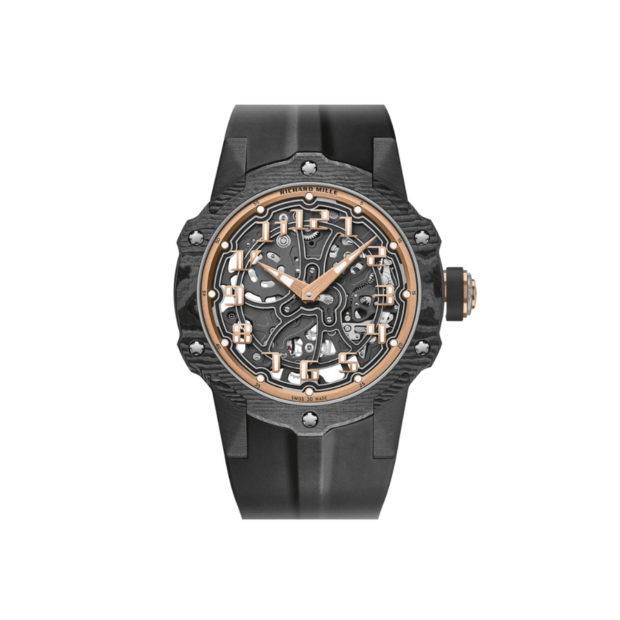 Richard Mille  Automatic Carbon TPT & Rose Gold Limited Edition RM033-02